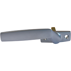 Dørkrog 65 mm med øsken – elforzinket blå