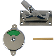 Dørkrog 65 mm med øsken – elforzinket blå