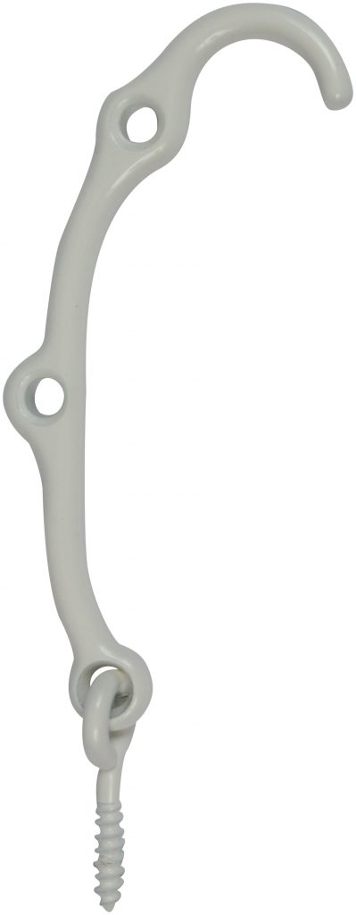 Stormkrog med øsken med 2 huller – hvid