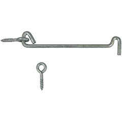 Dørkrog 65 mm med øsken – elforzinket blå