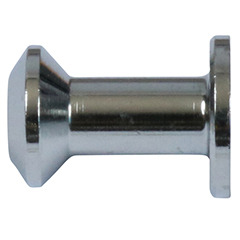 Toiletlås med vinkelblik – forcromet