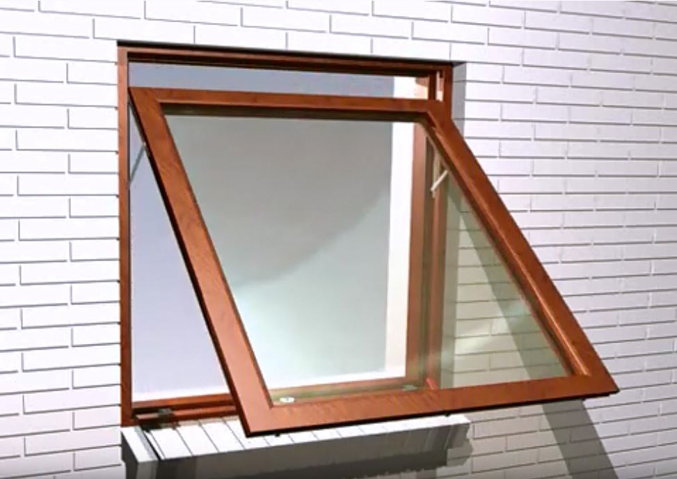 Topstyret vinduesbeslag med friktion – længde 483 mm